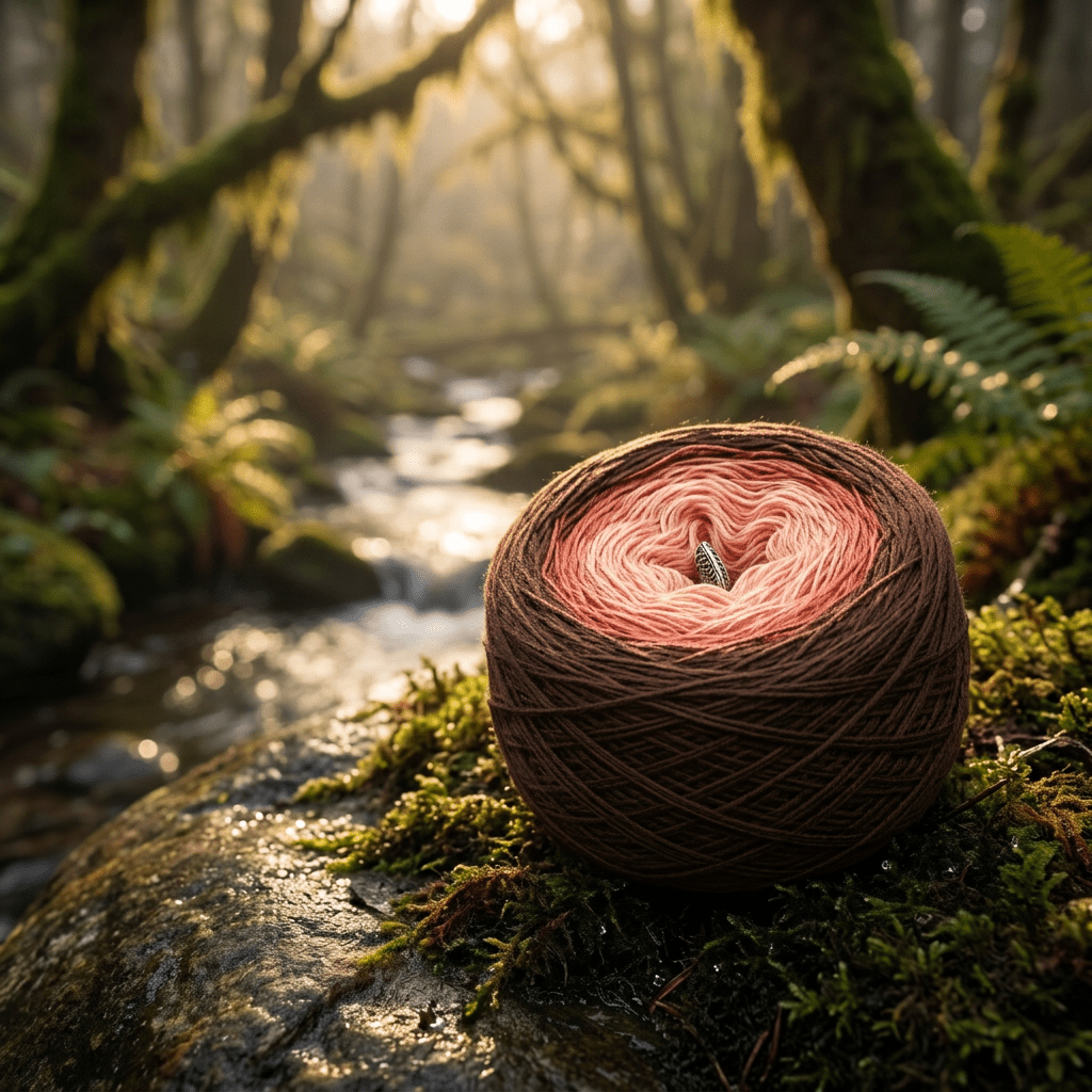 Brauner Quarz – Farbverlaufsgarn von Chiemseegarn