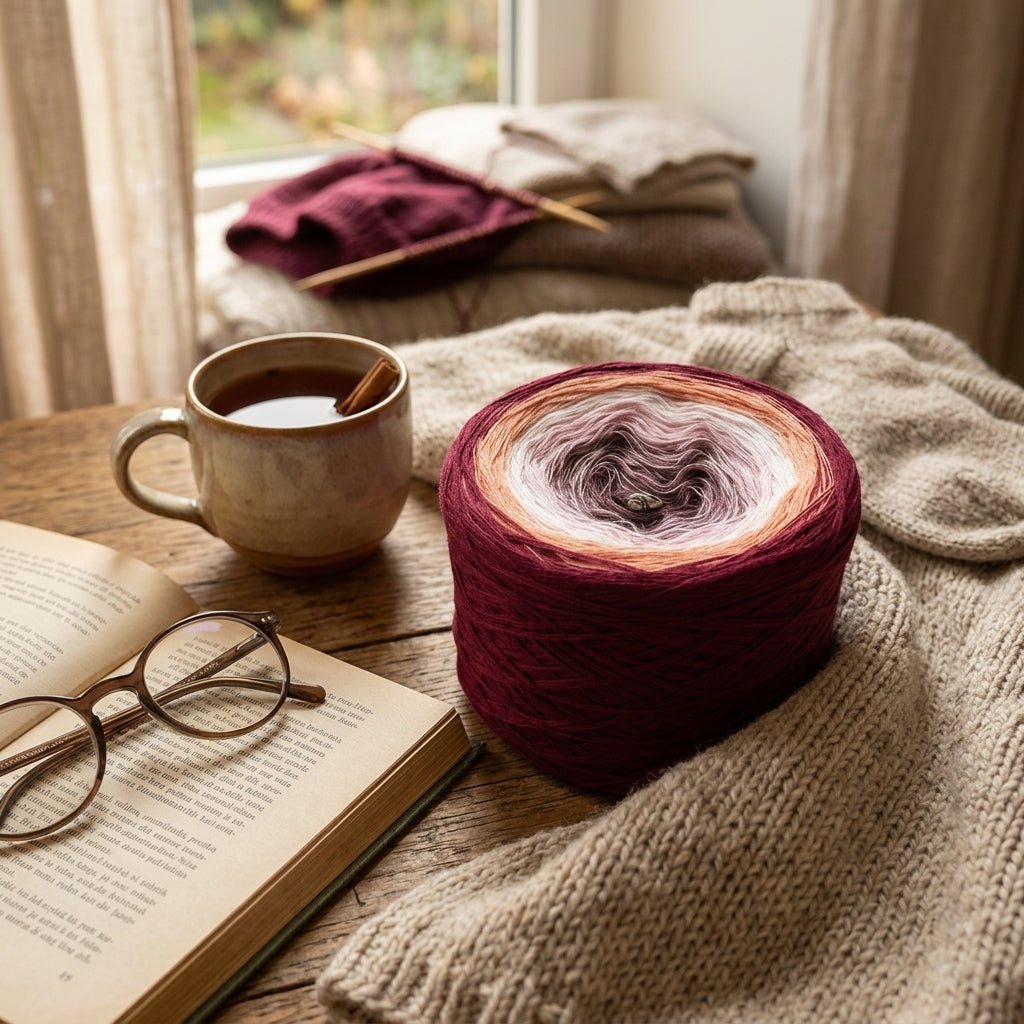 Bunte Blüten – Farbverlaufsgarn von Chiemseegarn