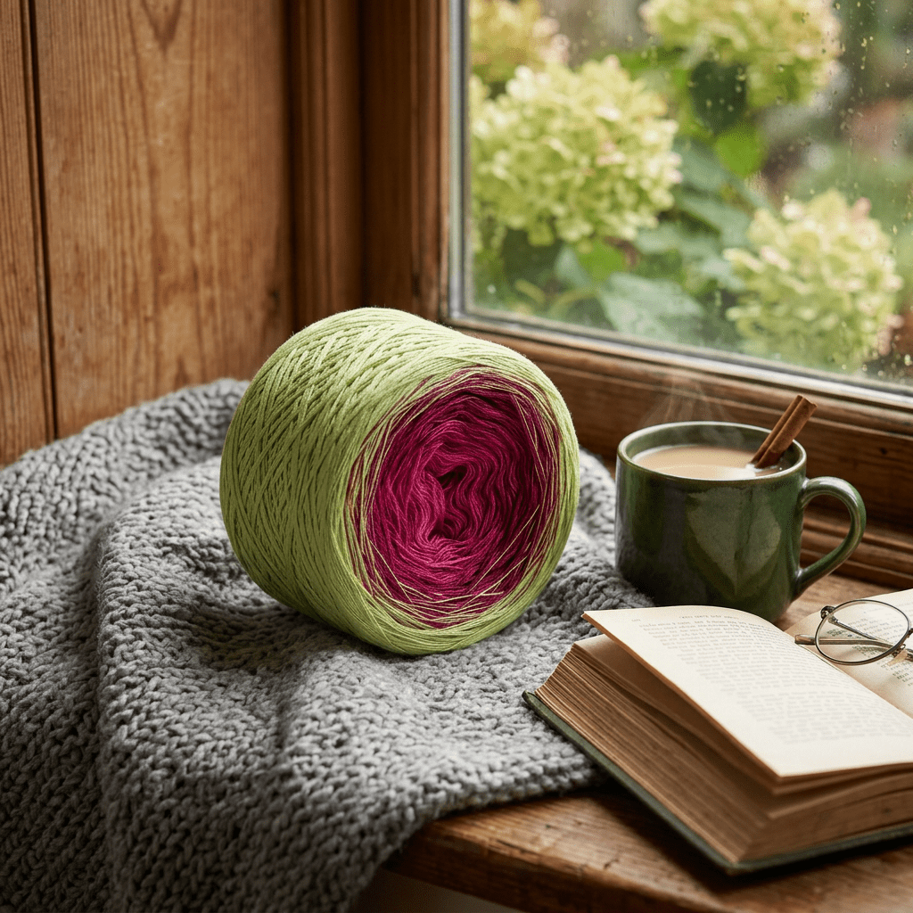 Buntnessel – Farbverlaufsgarn von Chiemseegarn