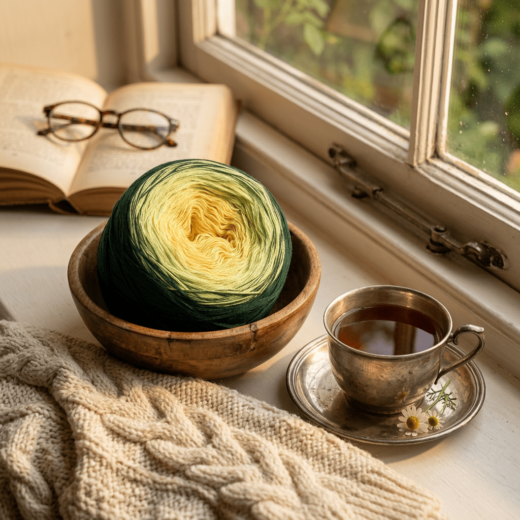 Butterblume – Farbverlaufsgarn von Chiemseegarn