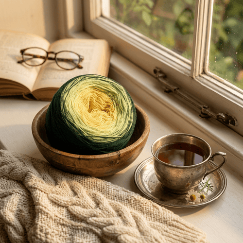 Butterblume – Farbverlaufsgarn von Chiemseegarn