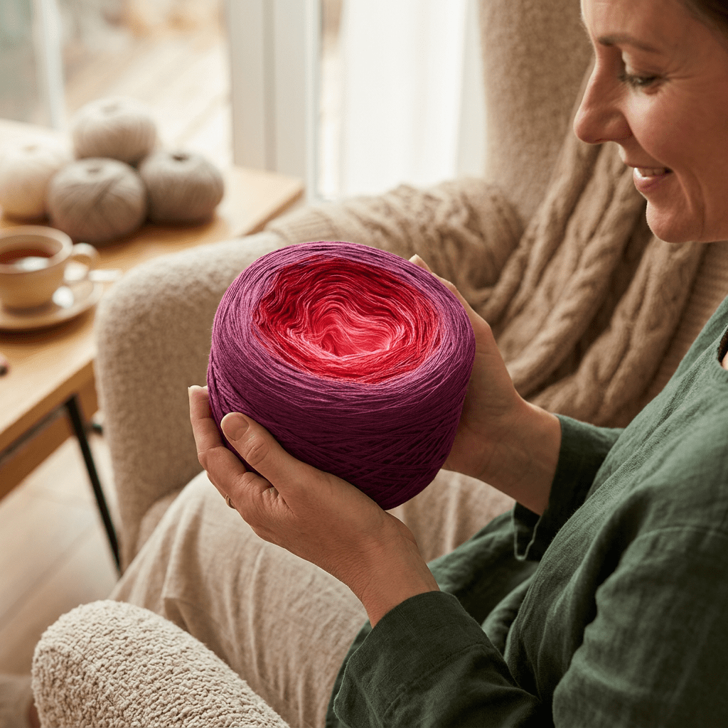 Candystange – Farbverlaufsgarn von Chiemseegarn