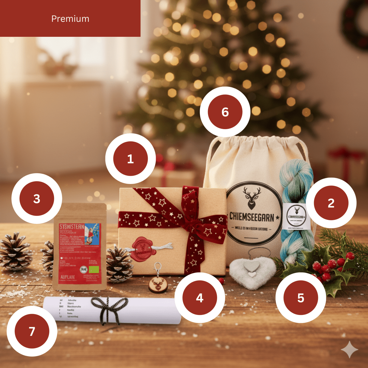 Chiemseegarn Adventskalender 2025 - Bobbel Wolle und Farbverlaufsgarn von Chiemseegarn