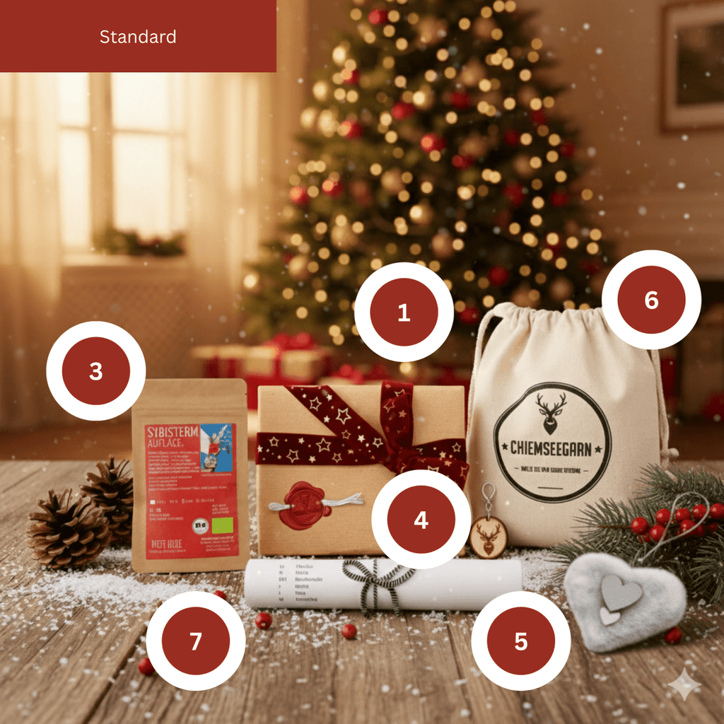 Chiemseegarn Adventskalender 2025 - Bobbel Wolle und Farbverlaufsgarn von Chiemseegarn