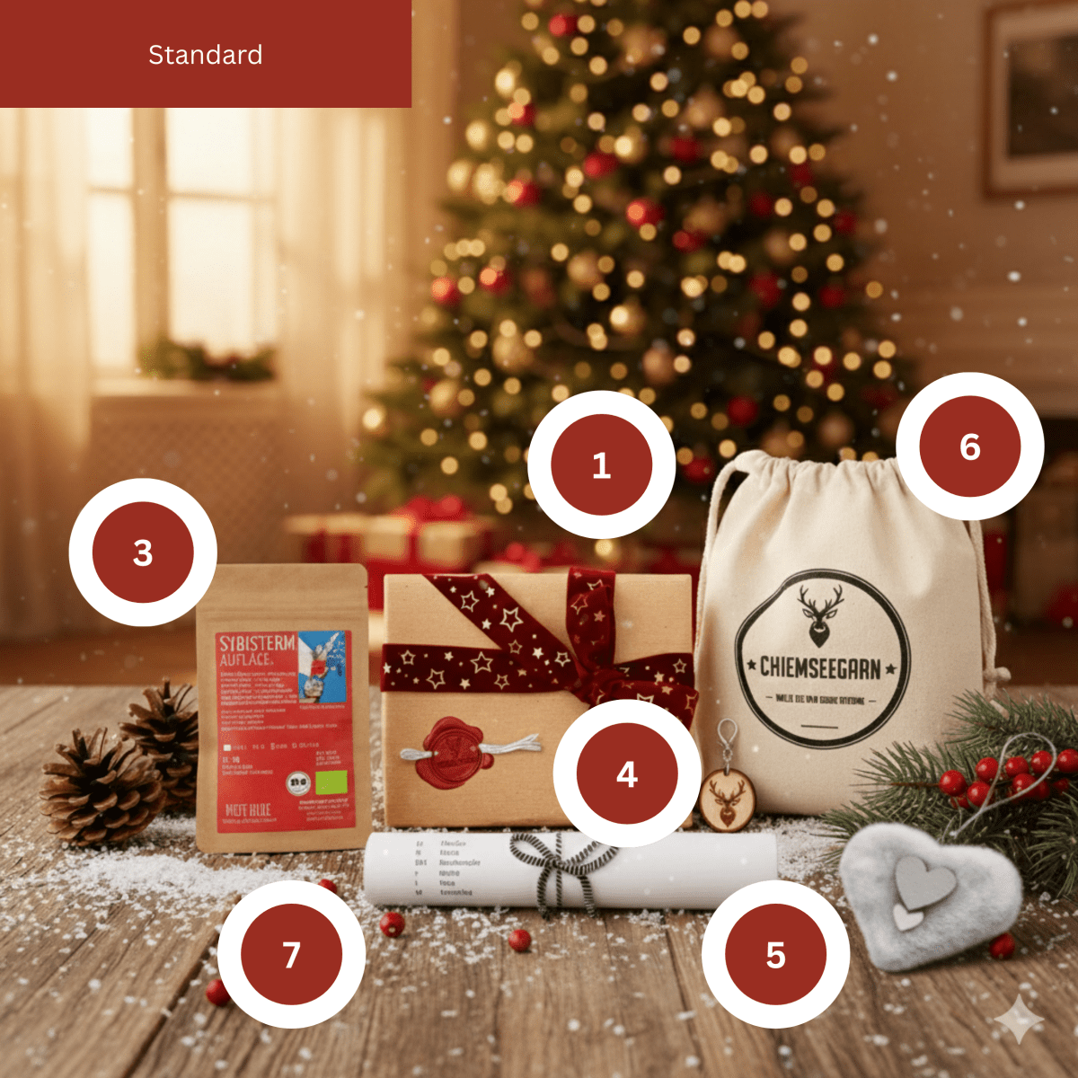 Chiemseegarn Adventskalender 2025 - Bobbel Wolle und Farbverlaufsgarn von Chiemseegarn