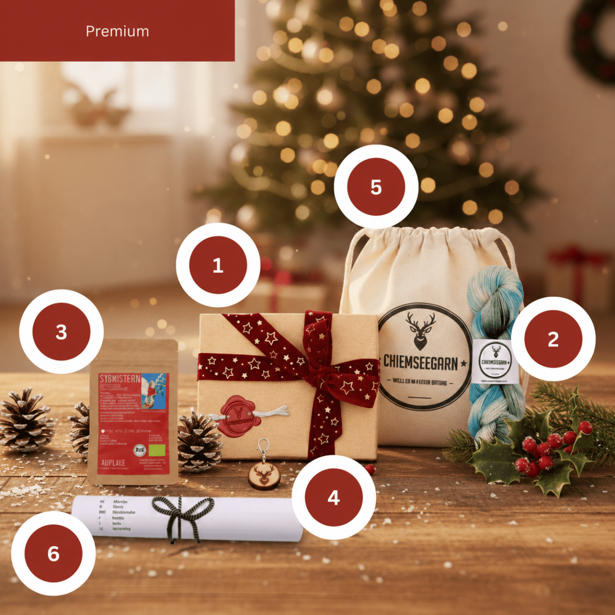 Chiemseegarn Adventskalender 2026 – Adventskalender von Chiemseegarn