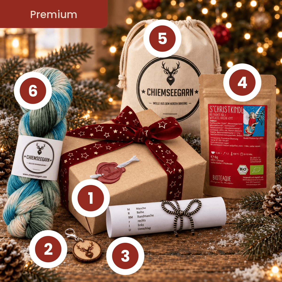 Chiemseegarn Adventskalender 2026 – Adventskalender von Chiemseegarn