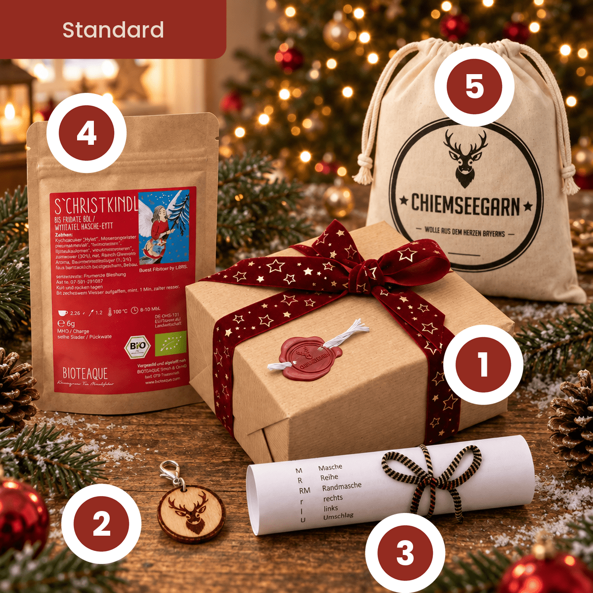 Chiemseegarn Adventskalender 2026 – Adventskalender von Chiemseegarn