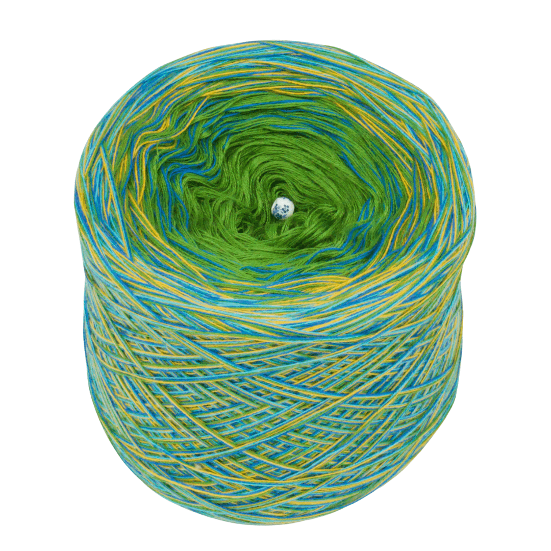 Chroma Twist "Wirbelwind" - Bobbel Wolle und Farbverlaufsgarn von Chiemseegarn