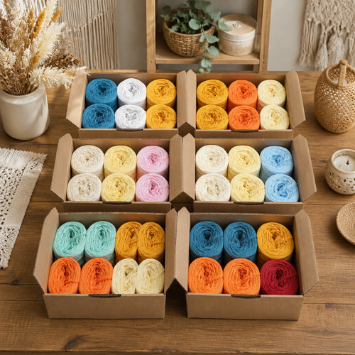 Colour Block Boxen – alle Farben, Woll-Werkstatt