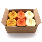 Colour Block Boxen - Bobbel Wolle und Farbverlaufsgarn von Chiemseegarn