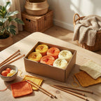 Colour Block Boxen - Bobbel Wolle und Farbverlaufsgarn von Chiemseegarn