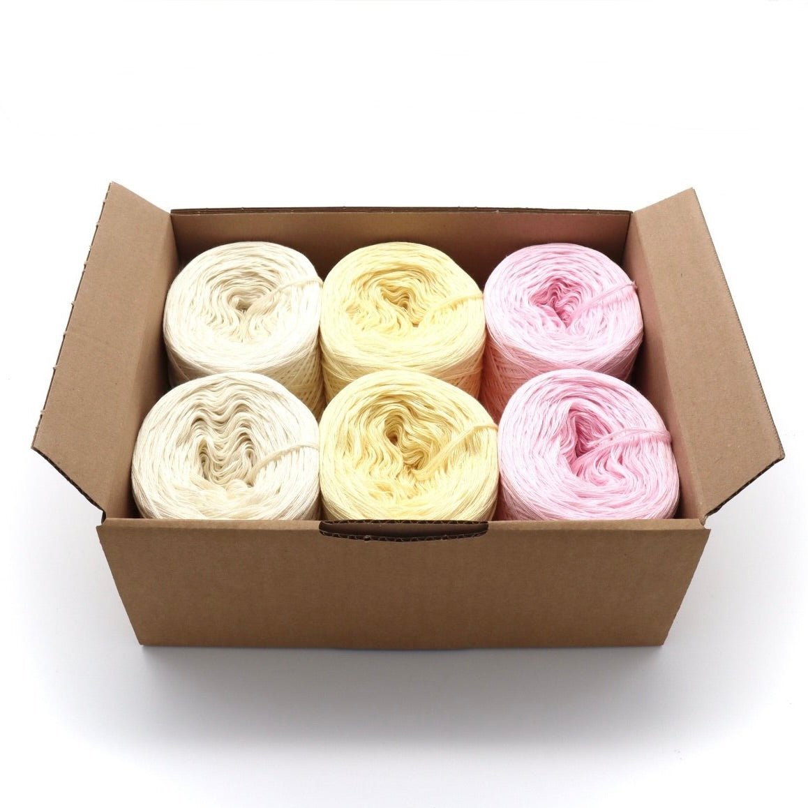 Colour Block Boxen - Bobbel Wolle und Farbverlaufsgarn von Chiemseegarn