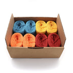 Colour Block Boxen - Bobbel Wolle und Farbverlaufsgarn von Chiemseegarn