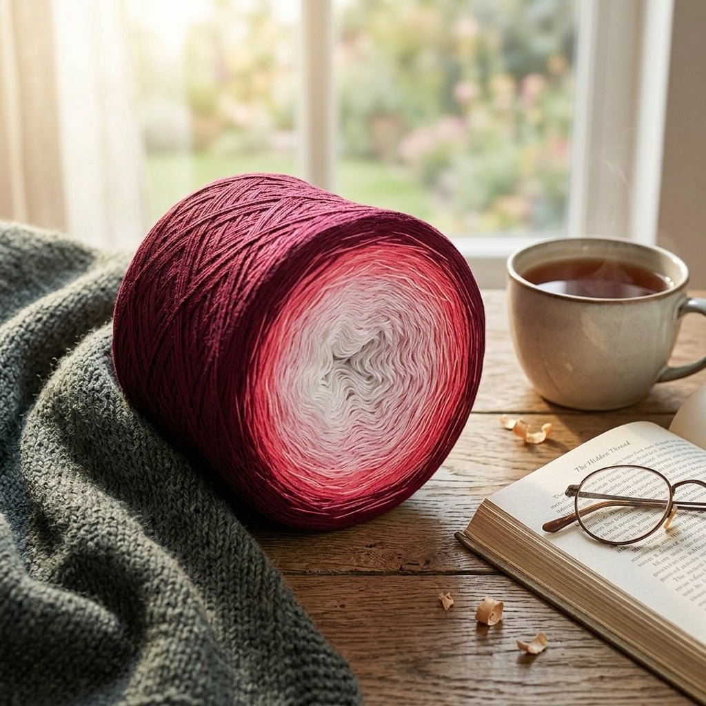Dornröschen – Farbverlaufsgarn von Chiemseegarn