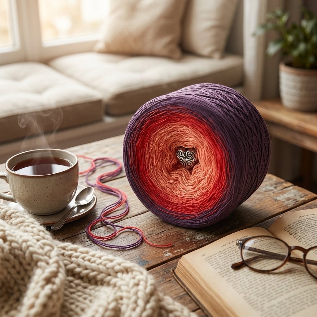 Drachenfeuer – Farbverlaufsgarn von Chiemseegarn