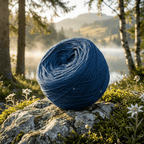 Einfarbiges gefachtes Garn "Atlantik" – Einfarbiges Garn von Chiemseegarn
