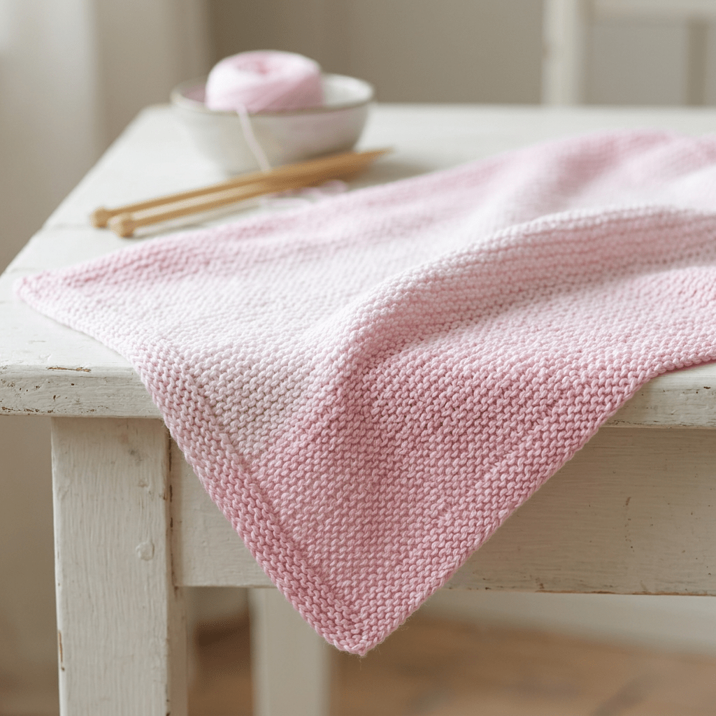 Einfarbiges gefachtes Garn "Babyrosa" – Einfarbiges Garn von Chiemseegarn