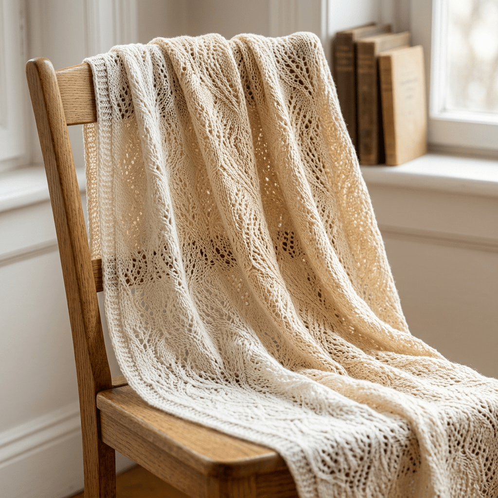 Einfarbiges gefachtes Garn "Creme" – Einfarbiges Garn von Chiemseegarn