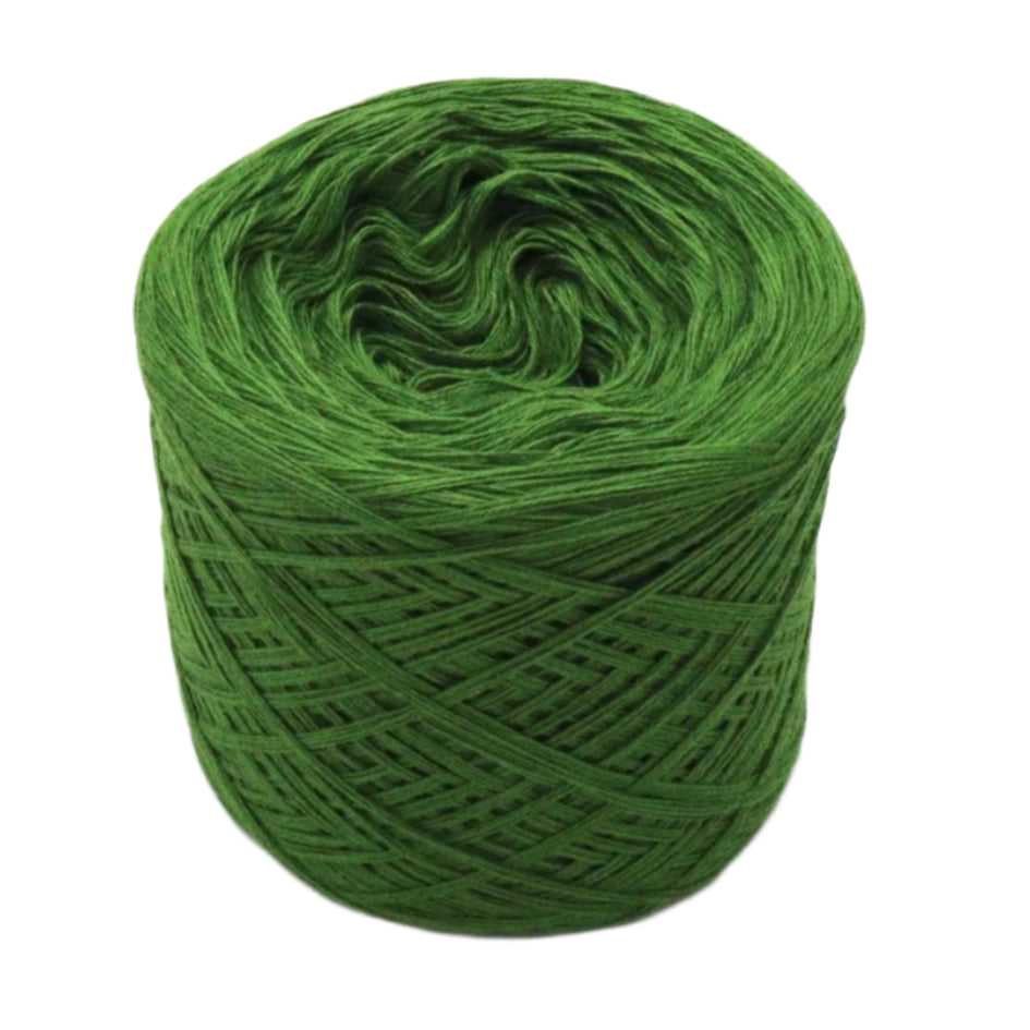 Einfarbiges gefachtes Garn "Farn" - Bobbel Wolle und Farbverlaufsgarn von Chiemseegarn