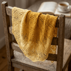 Einfarbiges gefachtes Garn "Gold" – Einfarbiges Garn von Chiemseegarn