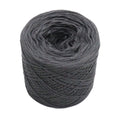 Einfarbiges gefachtes Garn "Mittelgrau" - Bobbel Wolle und Farbverlaufsgarn von Chiemseegarn