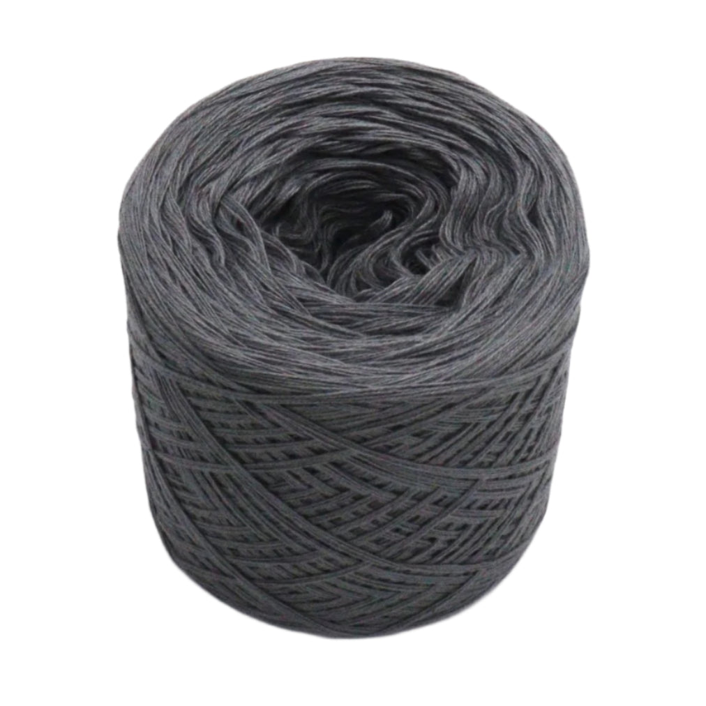 Einfarbiges gefachtes Garn "Mittelgrau" - Bobbel Wolle und Farbverlaufsgarn von Chiemseegarn