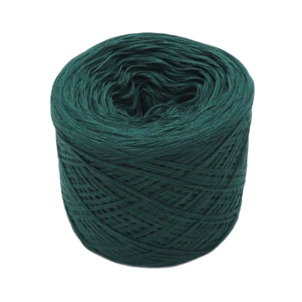 Einfarbiges gefachtes Garn "Smaragd" - Bobbel Wolle und Farbverlaufsgarn von Chiemseegarn