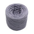 Einfarbiges gefachtes Garn "Stahl" - Bobbel Wolle und Farbverlaufsgarn von Chiemseegarn