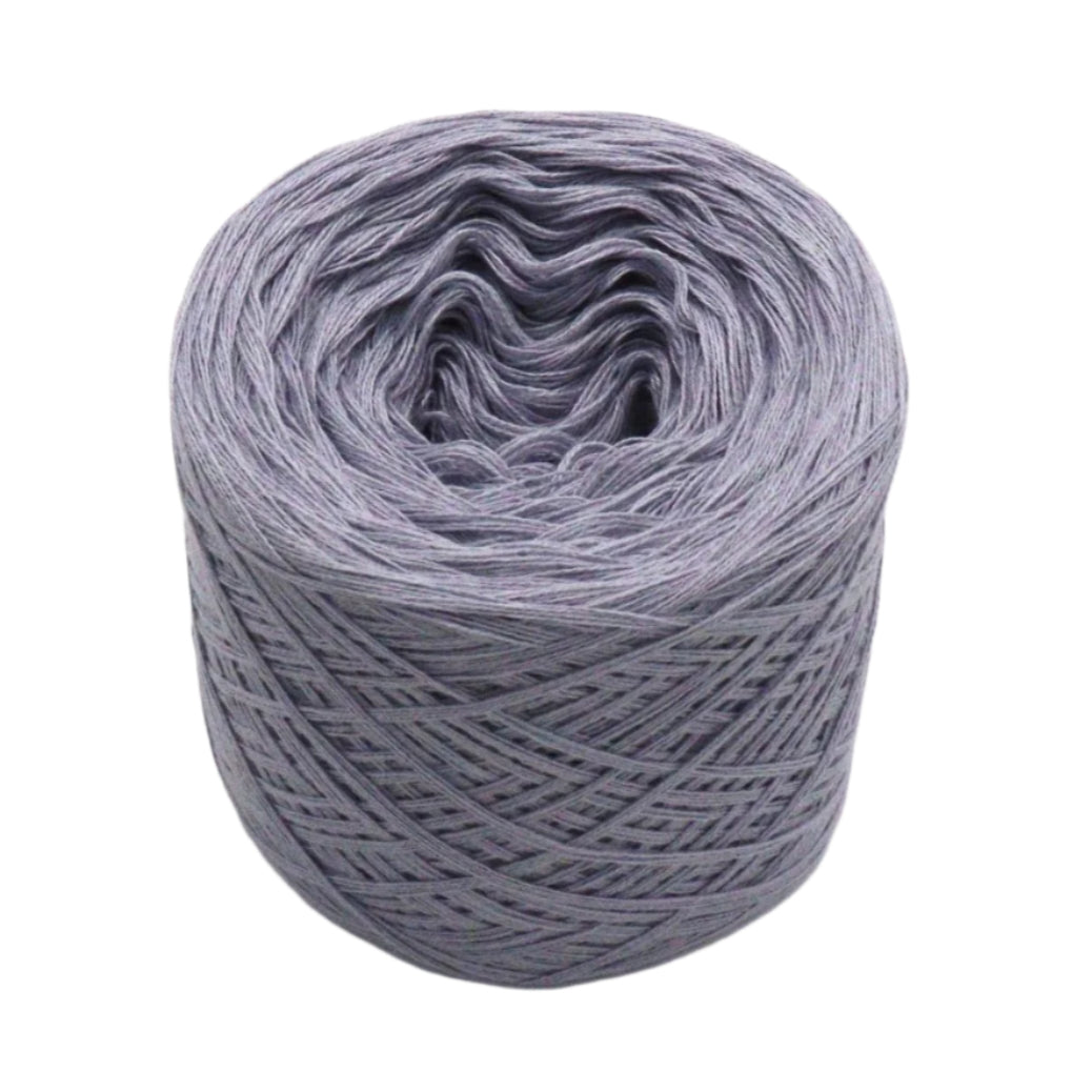 Einfarbiges gefachtes Garn "Stahl" - Bobbel Wolle und Farbverlaufsgarn von Chiemseegarn