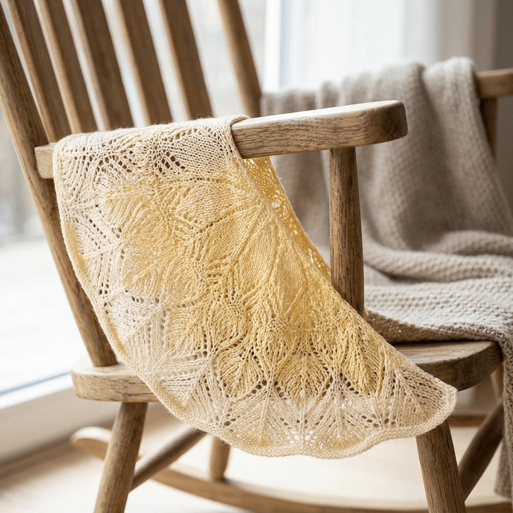 Einfarbiges gefachtes Garn "Vanille" – Einfarbiges Garn von Chiemseegarn