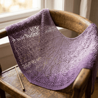 Einfarbiges gefachtes Garn "Violett" – Einfarbiges Garn von Chiemseegarn