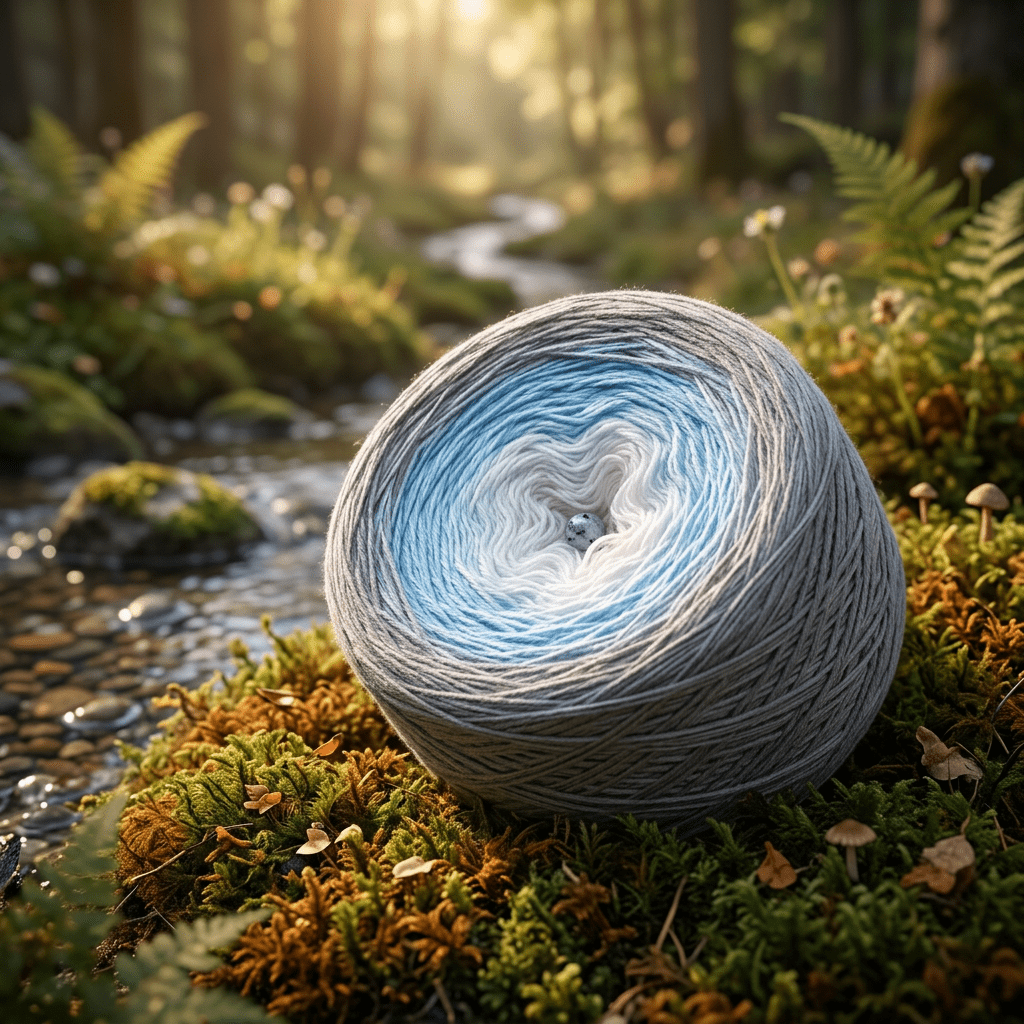 Eisprinzessin – Farbverlaufsgarn von Chiemseegarn