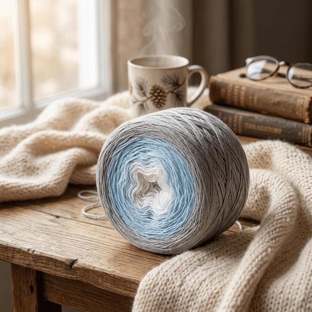 Eisprinzessin – Farbverlaufsgarn von Chiemseegarn