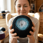 Elsternfeder – Farbverlaufsgarn von Chiemseegarn