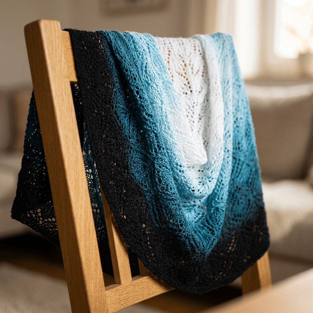 Elsternfeder – Farbverlaufsgarn von Chiemseegarn