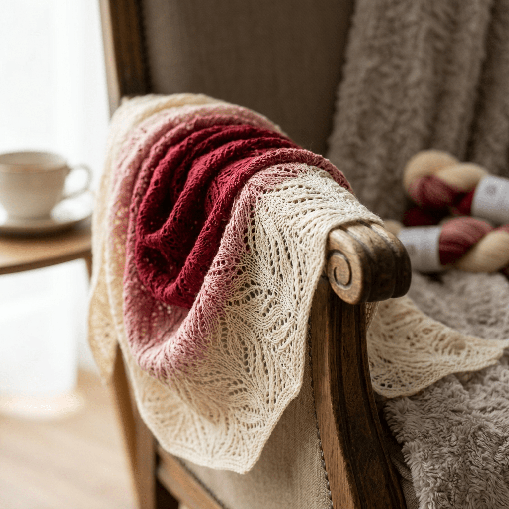 Erdbeervanille – Farbverlaufsgarn von Chiemseegarn