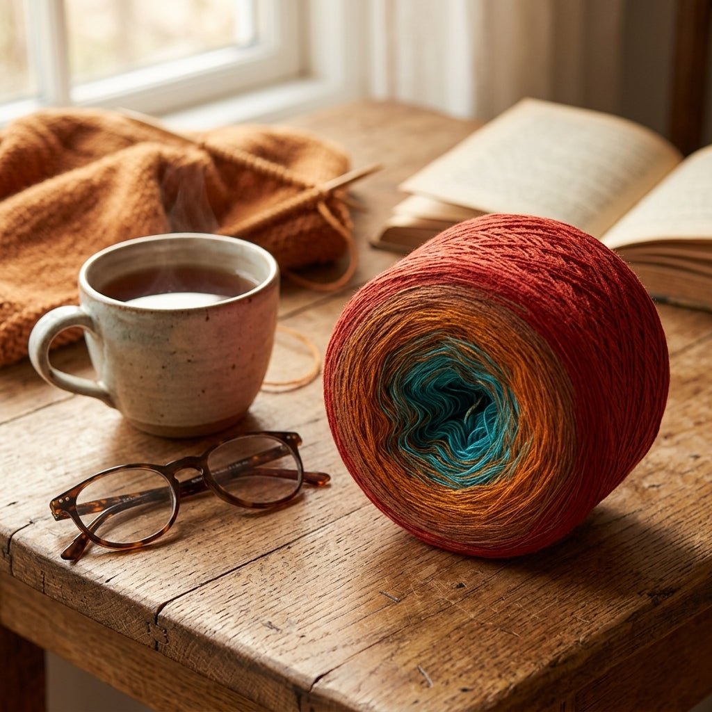 Farben Australiens – Farbverlaufsgarn von Chiemseegarn