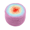 Farbverlaufsgarn Regenbogen (pastell) - Bobbel Wolle und Farbverlaufsgarn von Chiemseegarn