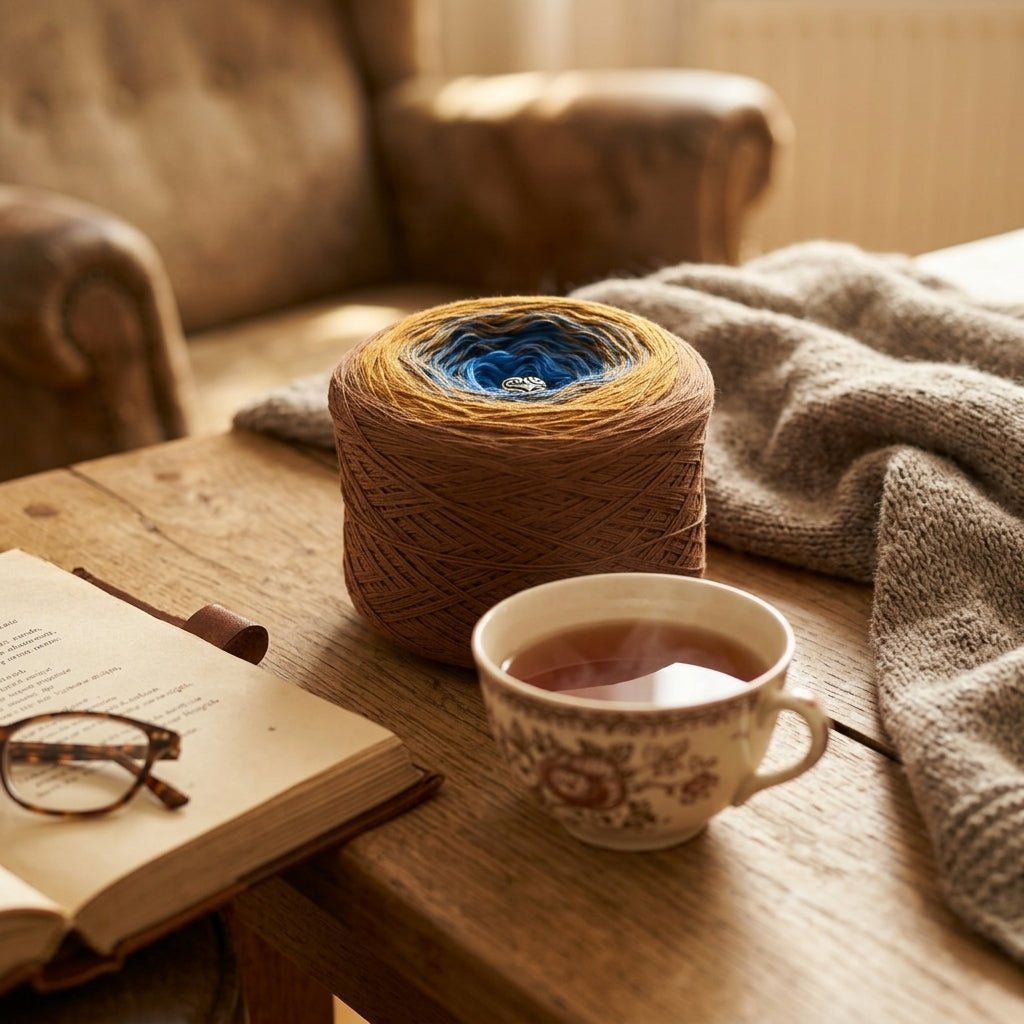 Felsen am Meer – Farbverlaufsgarn von Chiemseegarn