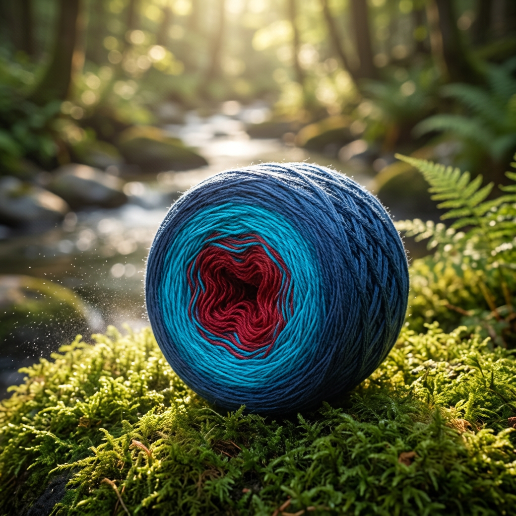 Ferner Leuchtturm – Farbverlaufsgarn von Chiemseegarn