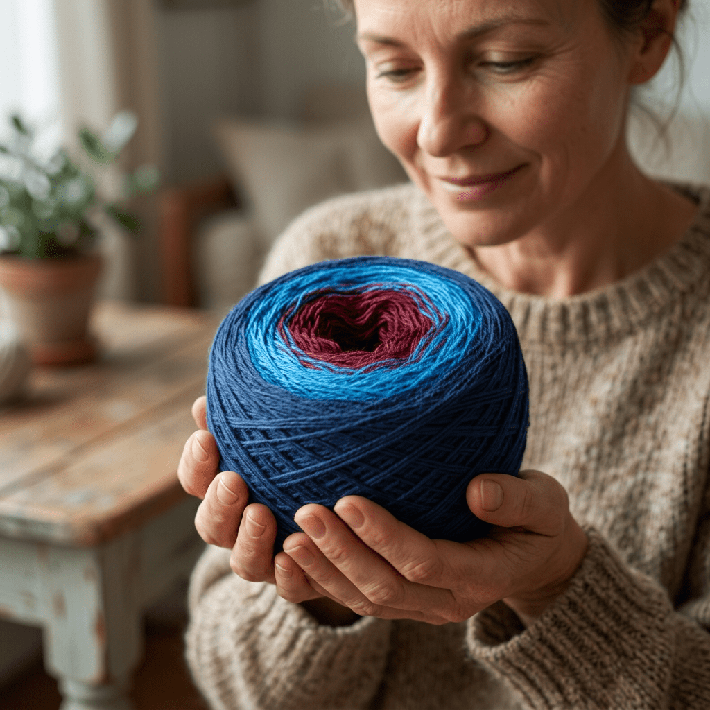Ferner Leuchtturm – Farbverlaufsgarn von Chiemseegarn