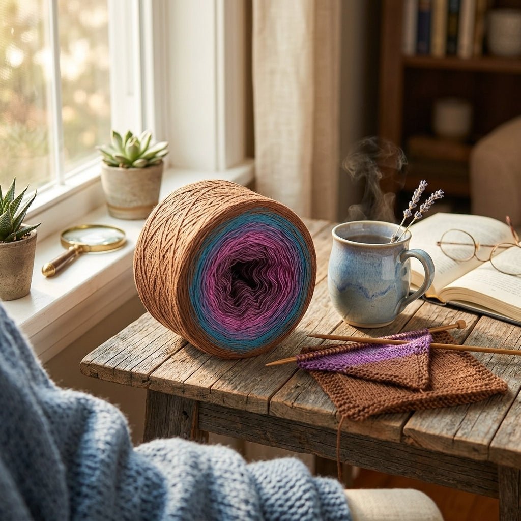 Feuerland – Farbverlaufsgarn von Chiemseegarn