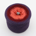 Feuriger Amethyst – Farbverlaufsgarn von Chiemseegarn