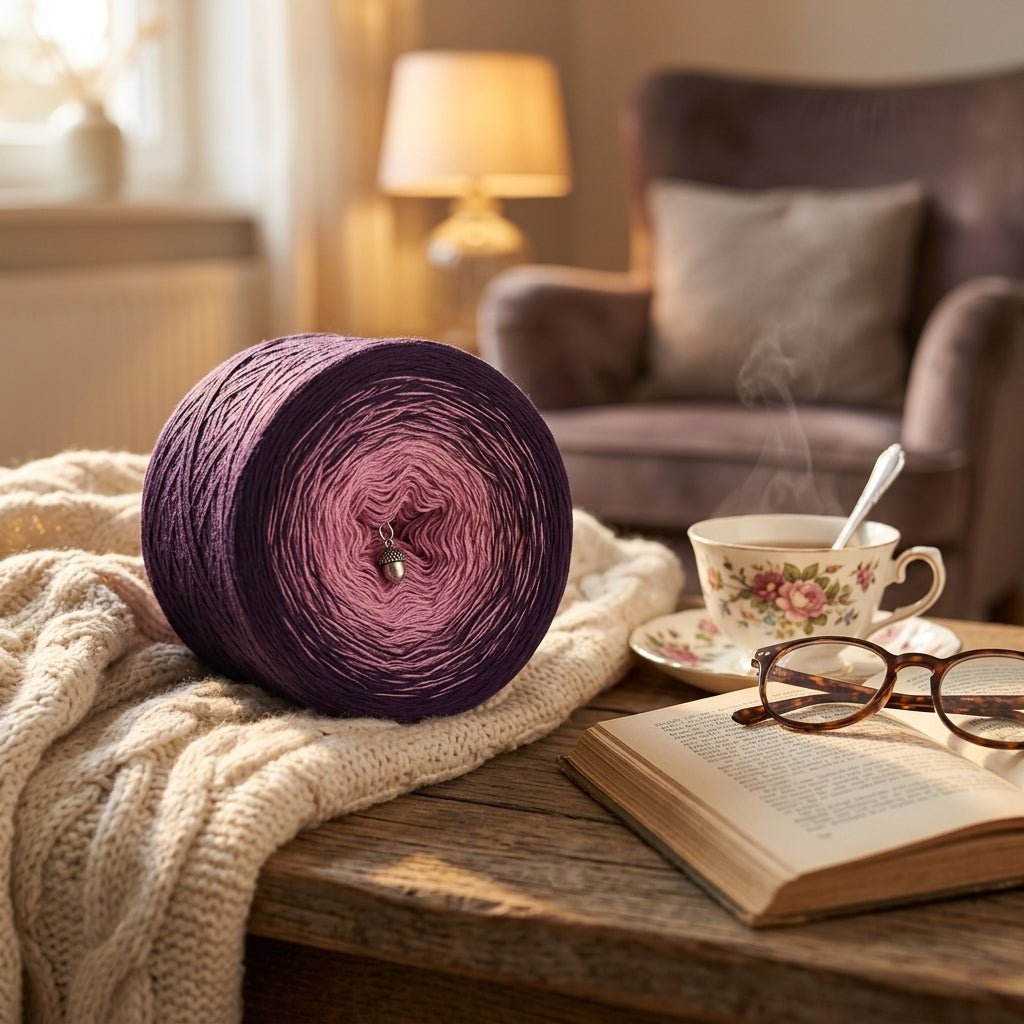 Fliedertraum – Farbverlaufsgarn von Chiemseegarn