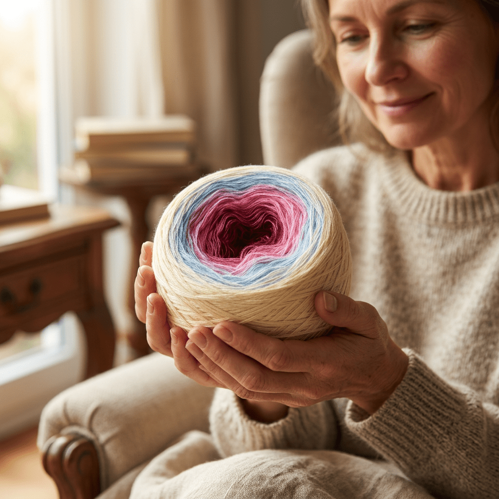 Frühlingsduft – Farbverlaufsgarn von Chiemseegarn