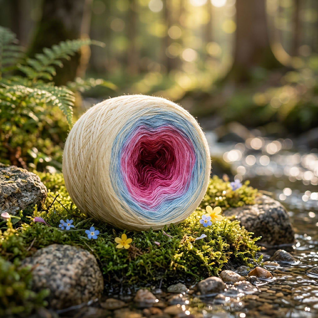 Frühlingsduft – Farbverlaufsgarn von Chiemseegarn