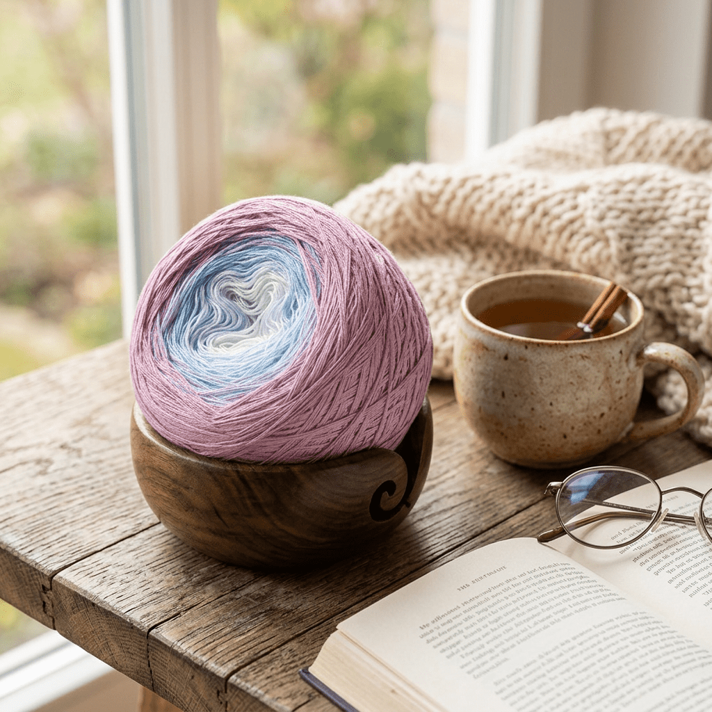 Frühlingsgefühle – Farbverlaufsgarn von Chiemseegarn