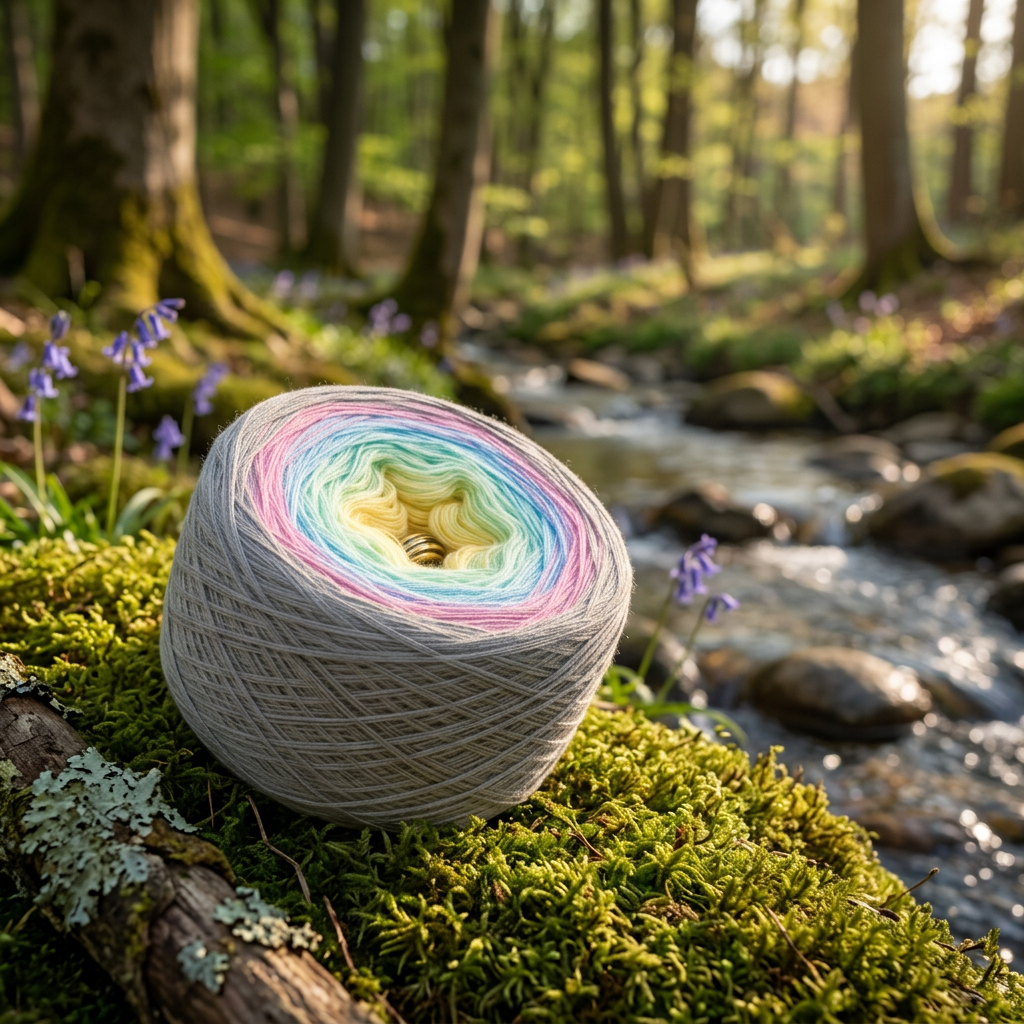 Frühlingstraum – Farbverlaufsgarn von Chiemseegarn