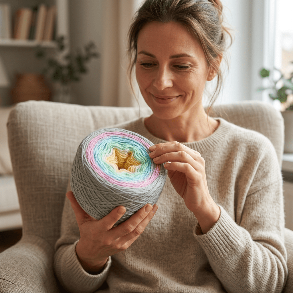 Frühlingstraum – Farbverlaufsgarn von Chiemseegarn